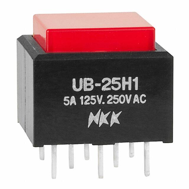 UB25SKW035C-CB SWITCH PUSHBUTTON DPDT 5A 125V