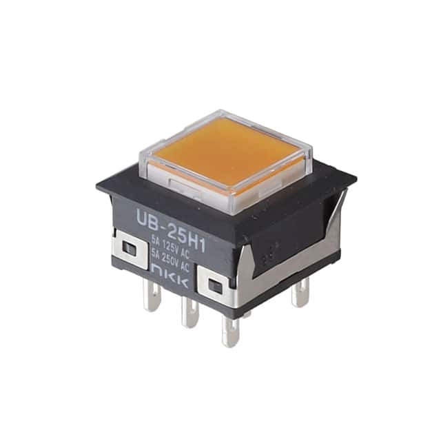 UB25KKW015D-JD SWITCH PUSHBUTTON DPDT 5A 125V