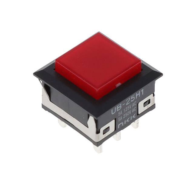 UB25KKW015C-CB SWITCH PUSHBUTTON DPDT 5A 125V