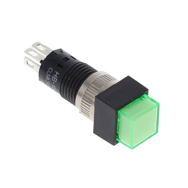 HB16SKW01-5F-FB SWITCH PUSH SPDT 0.1A 30V