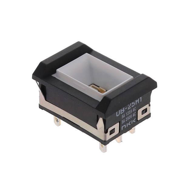 UB25NBKW015C SWITCH PUSHBUTTON DPDT 5A 125V
