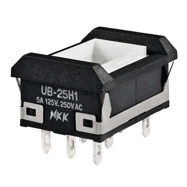 UB25NBKW015F SWITCH PUSHBUTTON DPDT 5A 125V