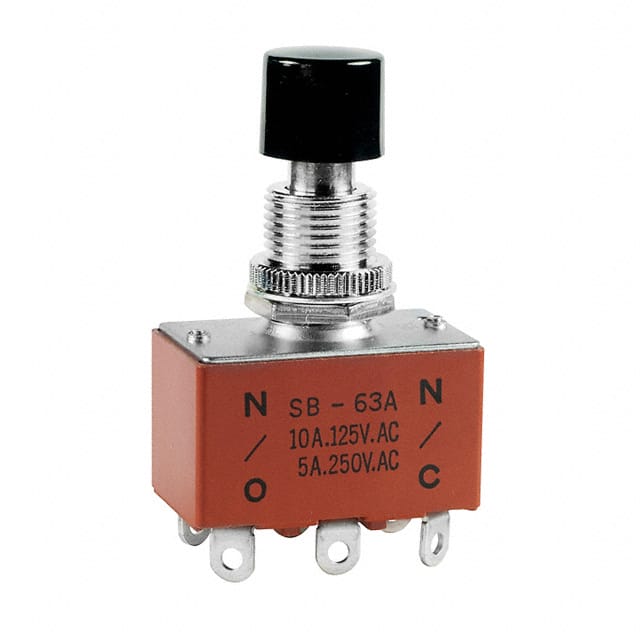 SB63A SWITCH PUSH DPDT 10A 125V