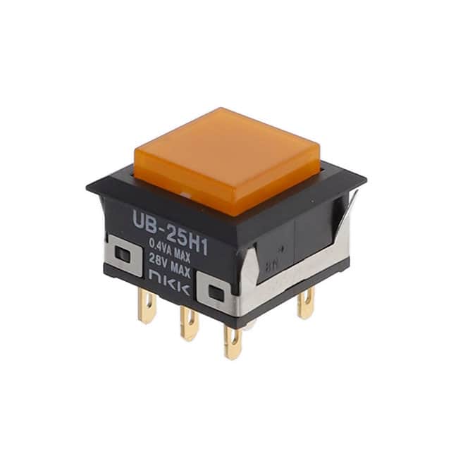 UB25KKG015D-DD SWITCH PUSHBUTTON DPDT 0.4VA 28V