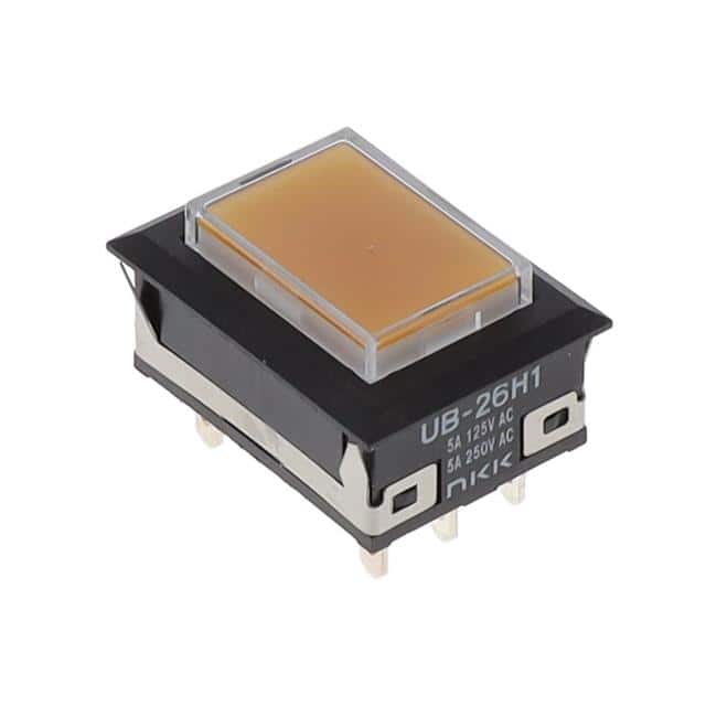 UB26NKW015D-JD SWITCH PUSHBUTTON DPDT 5A 125V