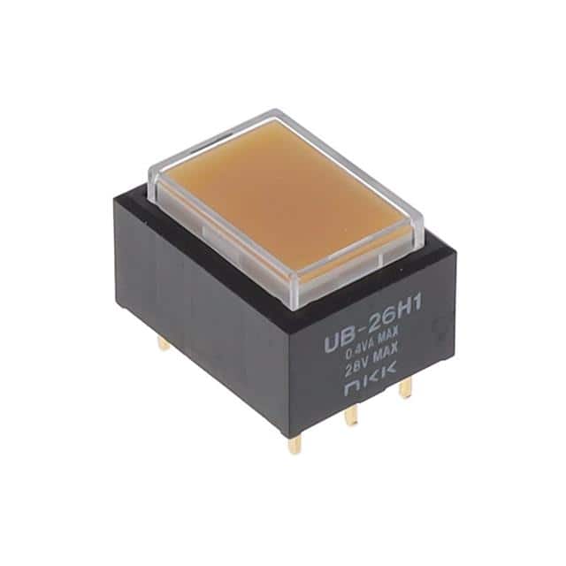 UB26RKG035D-JD SWITCH PUSH DPDT 0.4VA 28V