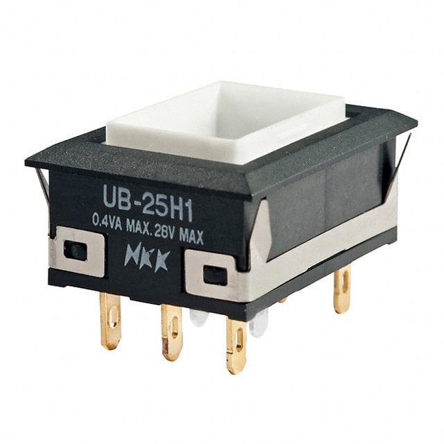UB25NKG015C SWITCH PUSH DPDT 0.4VA 28V