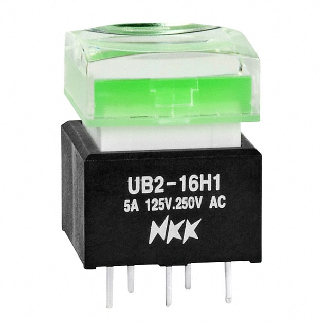 UB216SKW035F-1JF SWITCH PUSHBUTTON SPDT 5A 125V