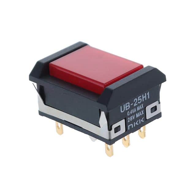UB25NBKG015C-CC SWITCH PUSHBUTTON DPDT 0.4VA 28V