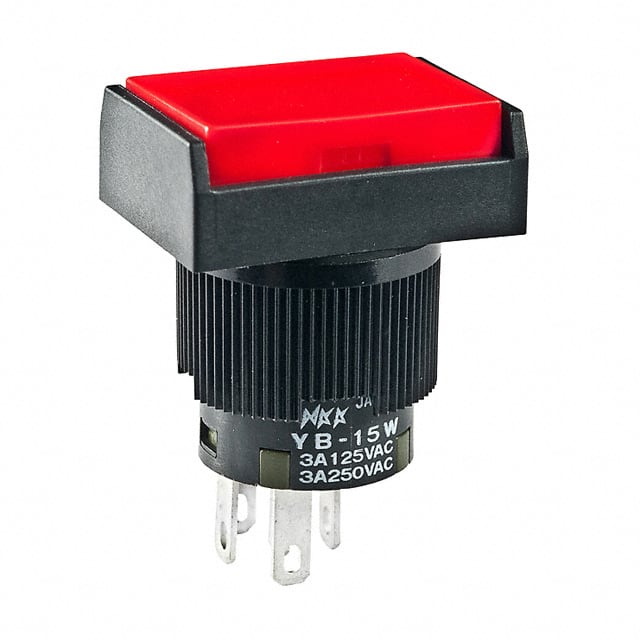 YB15WRKW01-CB SWITCH PUSHBUTTON SPDT 3A 125V