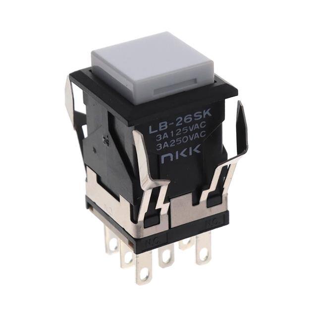 LB26SKW01-B SWITCH PUSHBUTTON DPDT 3A 125V