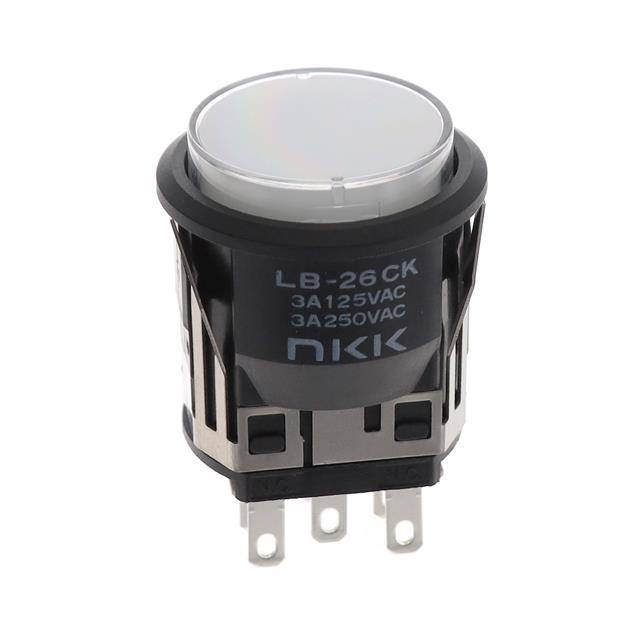 LB26CKW01-5F-JB SWITCH PUSHBUTTON DPDT 3A 125V
