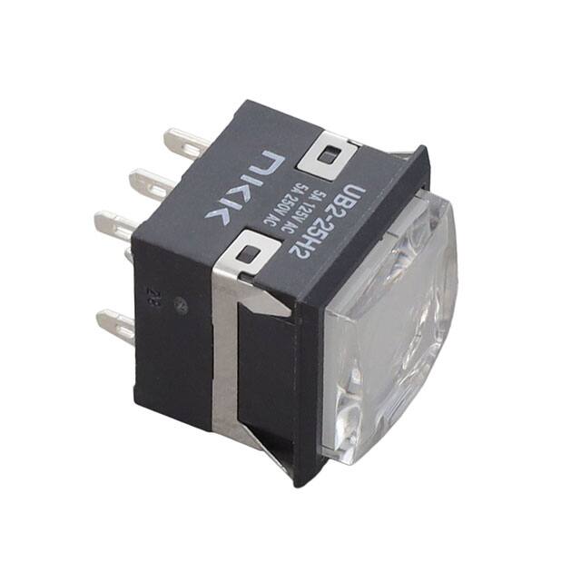 UB225KKW016CF-1JB SWITCH PUSHBUTTON DPDT 5A 125V