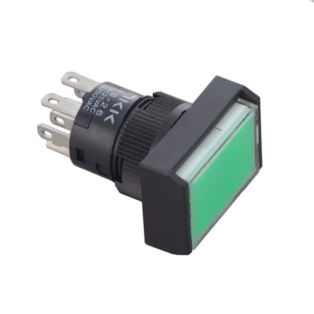YB26RKW01-5F-JF SWITCH PUSHBUTTON DPDT 3A 125V