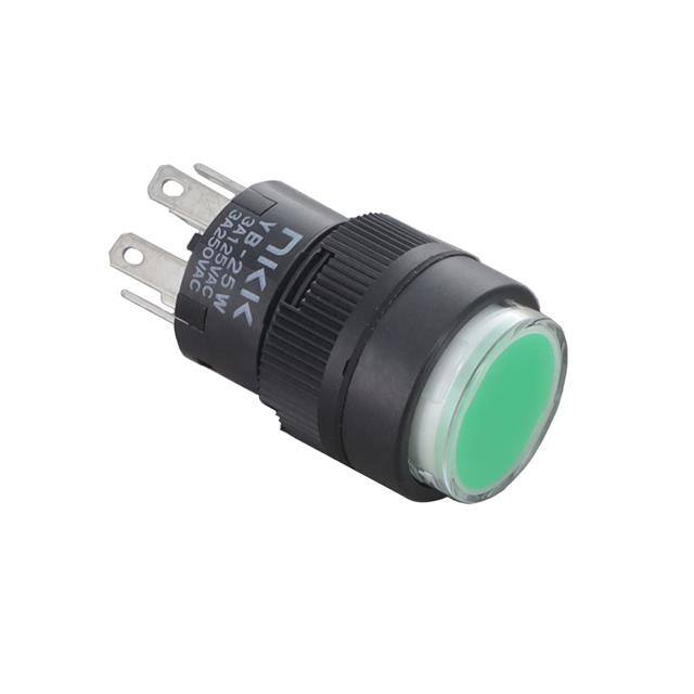 YB25WCKW01-5F05-JF SWITCH PUSHBUTTON DPDT 3A 125V
