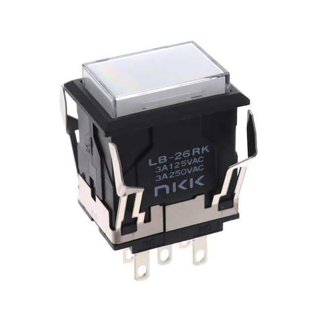 LB26RKW01-6B-JB SWITCH PUSHBUTTON DPDT 3A 125V