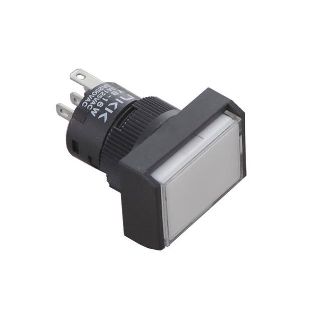 YB16WRKW01-6B-JB SWITCH PUSHBUTTON SPDT 3A 125V