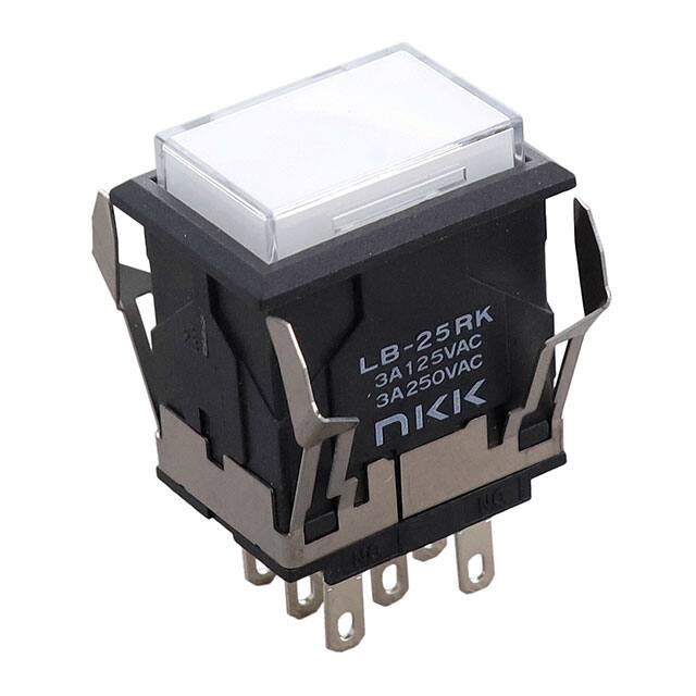 LB25RKW01-5D24-JB SWITCH PUSHBUTTON DPDT 3A 125V