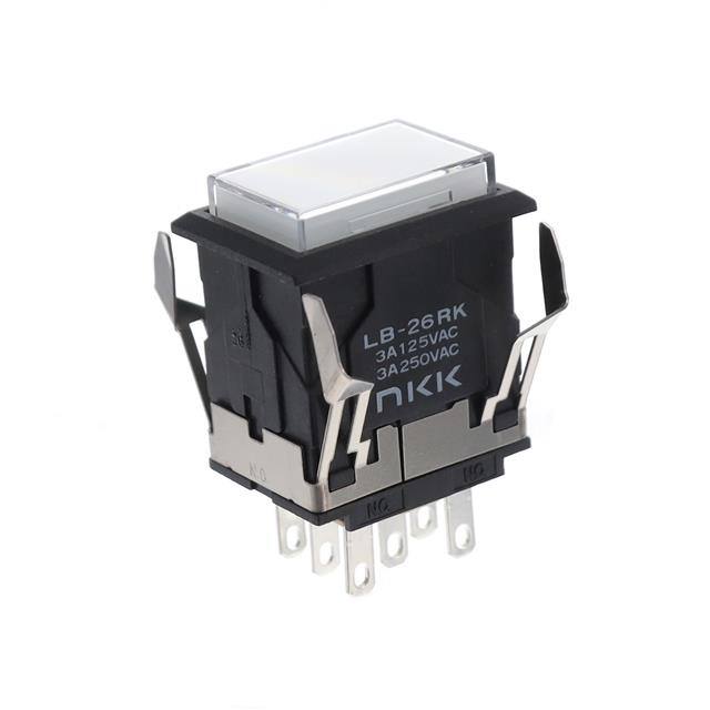 LB26RKW01-5F12-JB SWITCH PUSHBUTTON DPDT 3A 125V