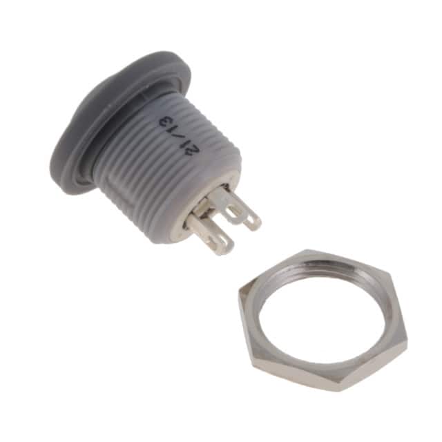 IXP5S14M SWITCH PB IP67 SEALED GRAY ROUND
