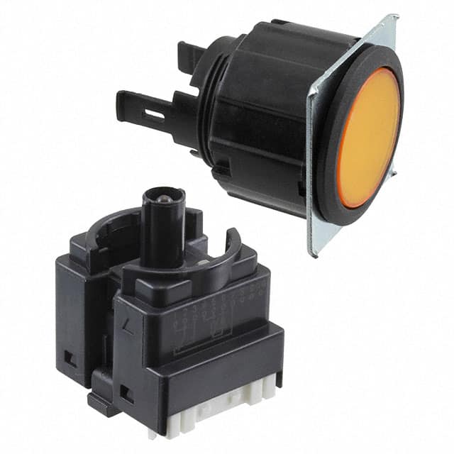 A3UL-TBY-3A1C-M SWITCH PUSHBUTTON SPDT 0.1A 30V