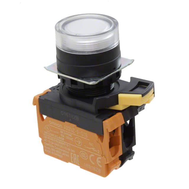 A22NL-BGM-TWA-G002-WD SWITCH PUSH SPST-NC 10A 120V