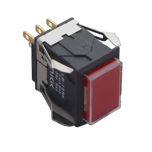 LB15RKG01-6B-JC SWITCH PUSH SPDT 0.4VA 28V
