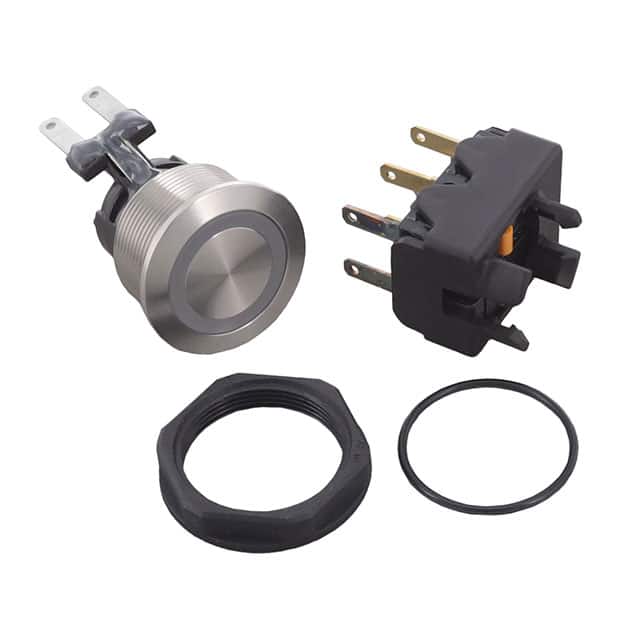 MSM19-NXDP05A-SNCSNCNF-RI0GN024-Q0000-S MSM 19, METAL SWITCH, 5 / 3 A SW
