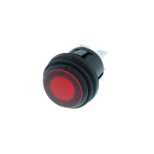 PB-1B-DC-2-RIL 4P SPST OFF-(ON) LED - IP65 DC