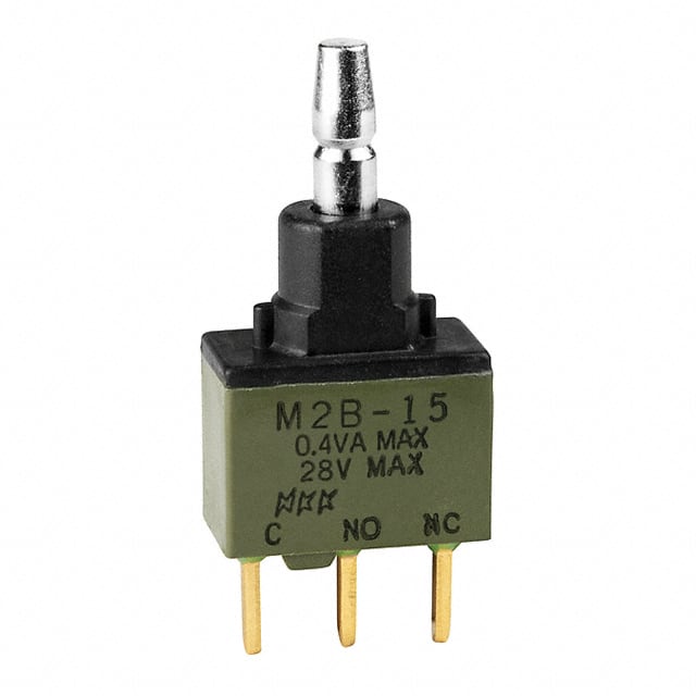 M2B15BA5G03 SWITCH PUSH SPDT 0.4VA 28V