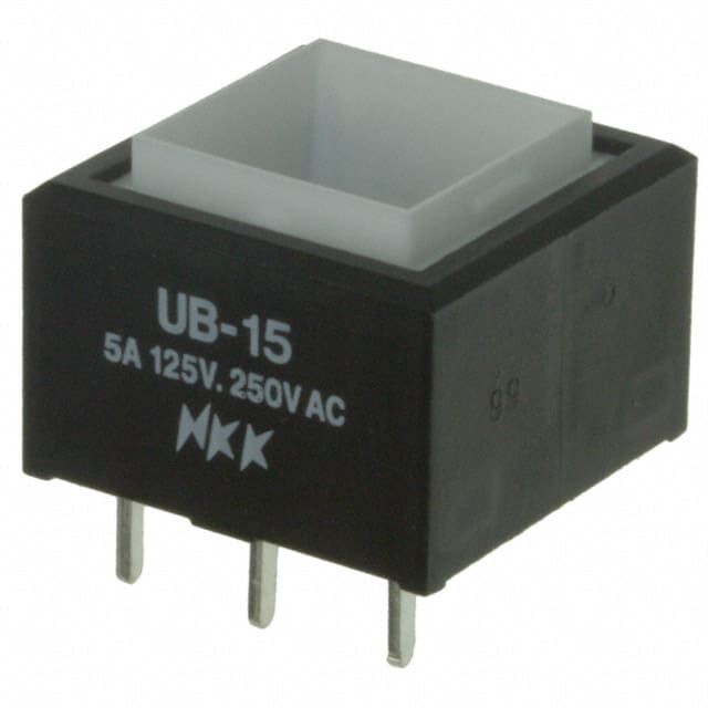 UB15SKW03N SWITCH PUSHBUTTON SPDT 5A 125V
