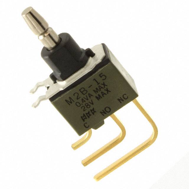 M2B15BA5G40 SWITCH PUSH SPDT 0.4VA 28V