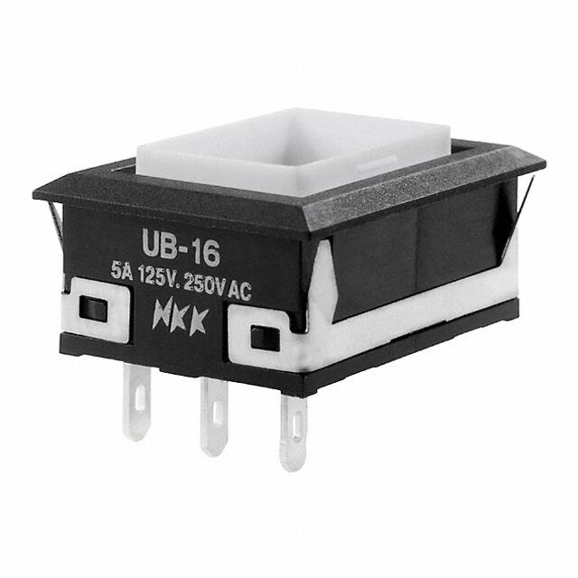 UB16NKW01N SWITCH PUSHBUTTON SPDT 5A 125V