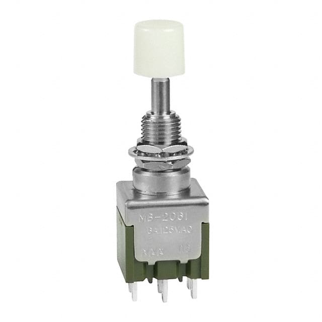 MB2061LS1W01-BB SWITCH PUSHBUTTON DPDT 6A 125V