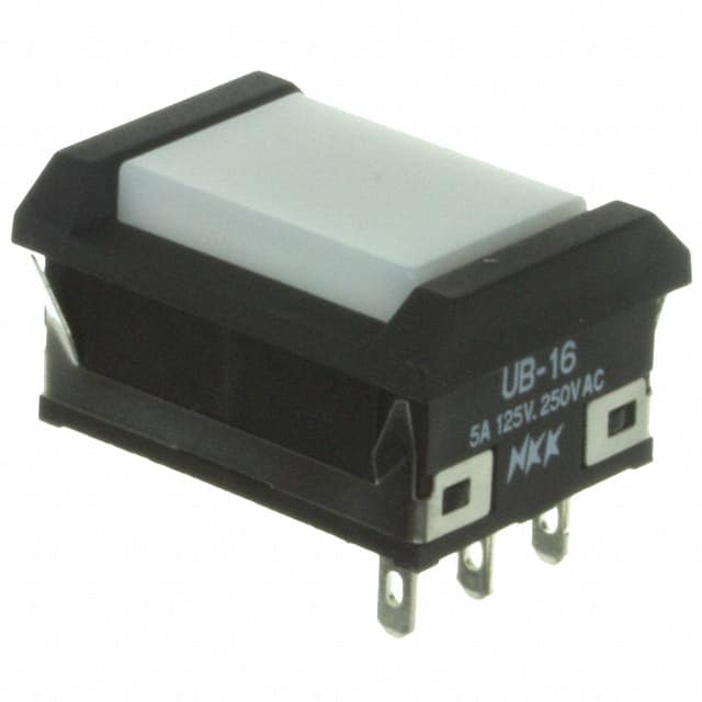 UB16NBKW01N-B SWITCH PUSHBUTTON SPDT 5A 125V