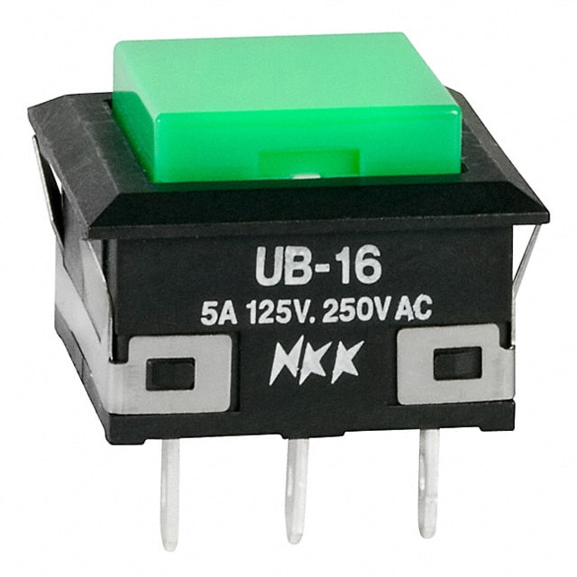 UB16KKW01N-F SWITCH PUSHBUTTON SPDT 5A 125V