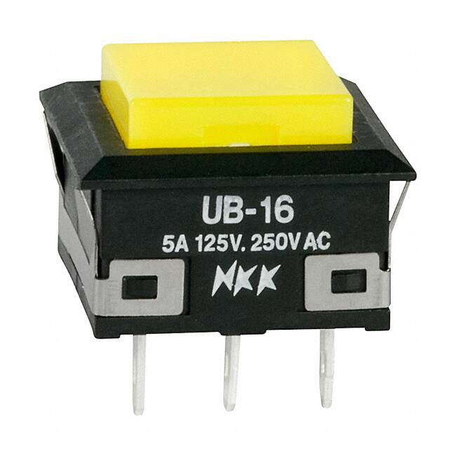 UB16KKW01N-E SWITCH PUSHBUTTON SPDT 5A 125V