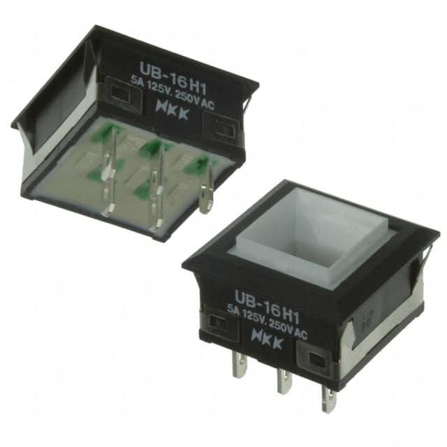 UB16KKW015D SWITCH PUSHBUTTON SPDT 5A 125V