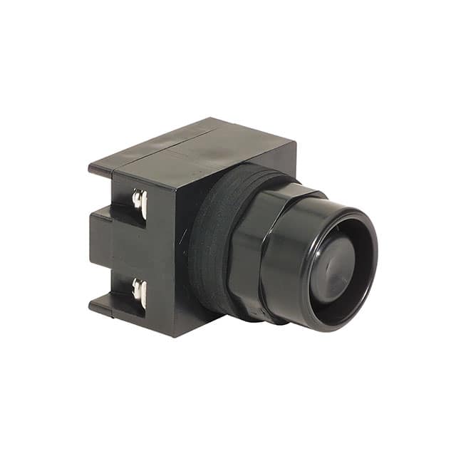 22PBNO-XFBK 22MM PUSHBUTTON FLUSH BLACK