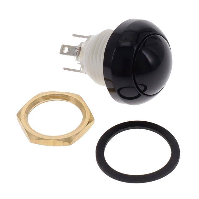 WSA48-1-RM-N-BK-B SWITCH PUSHBUTTON 5A 125V