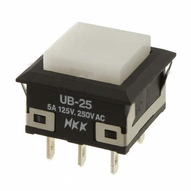 UB25KKW01N-B SWITCH PUSHBUTTON DPDT 5A 125V