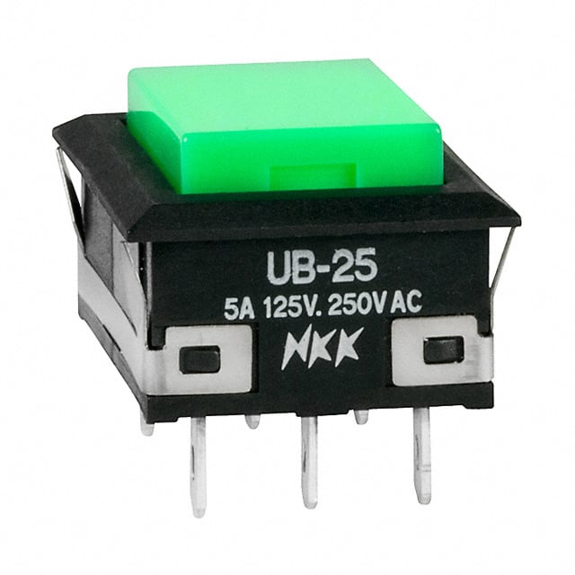 UB25NKW01N-F SWITCH PUSHBUTTON DPDT 5A 125V