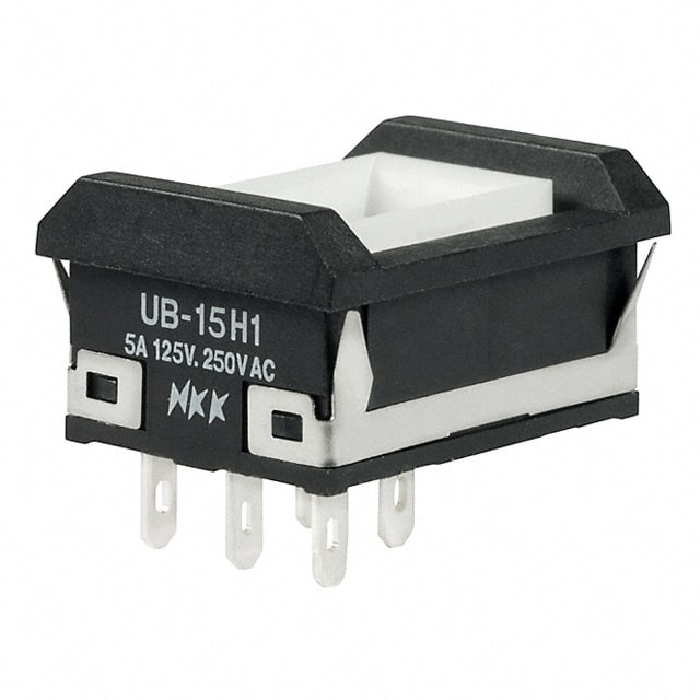 UB15NBKW015F SWITCH PUSHBUTTON SPDT 5A 125V