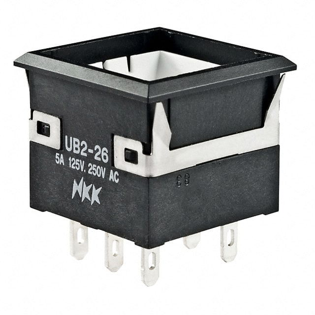 UB226KKW01N SWITCH PUSHBUTTON DPDT 5A 125V