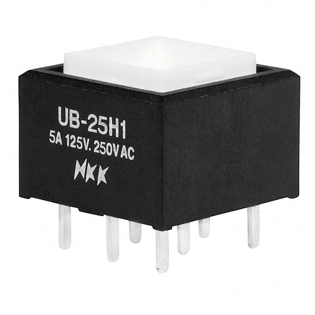 UB25SKW035C SWITCH PUSHBUTTON DPDT 5A 125V