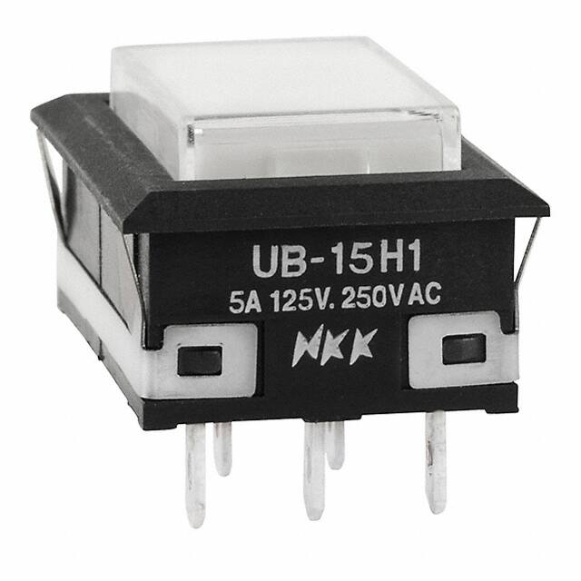 UB15NKW015C-JB SWITCH PUSHBUTTON SPDT 5A 125V