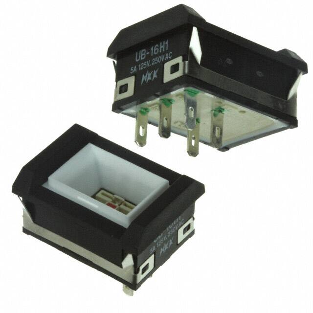 UB16NBKW015C SWITCH PUSHBUTTON SPDT 5A 125V