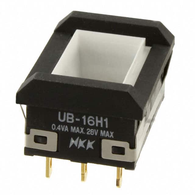 UB16NBKG015F SWITCH PUSH SPDT 0.4VA 28V