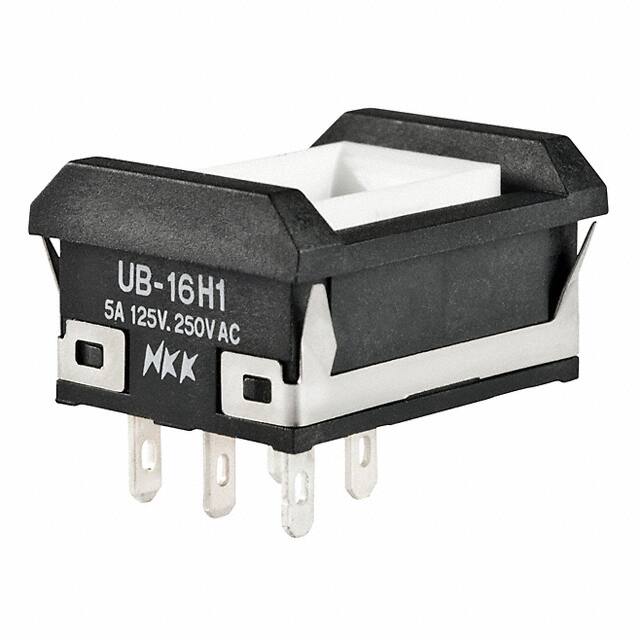 UB16NBKW015D SWITCH PUSHBUTTON SPDT 5A 125V
