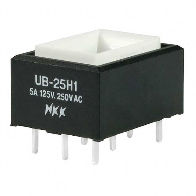 UB25RKW035D SWITCH PUSHBUTTON DPDT 5A 125V